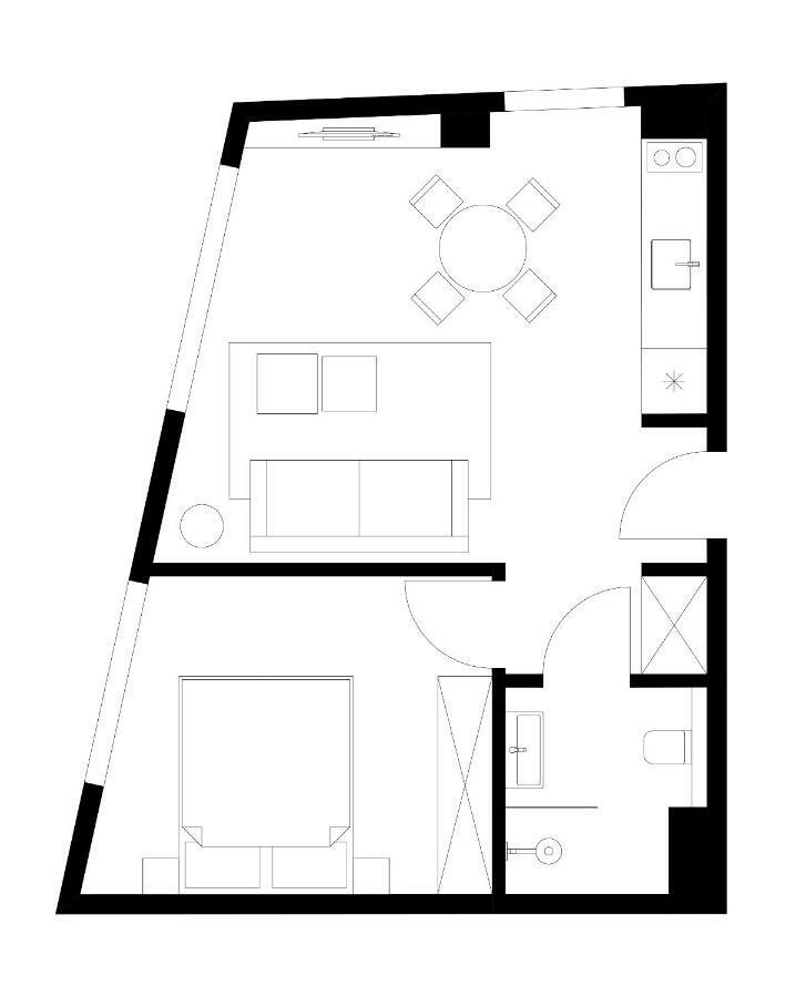 Egh Waterlane Island Apartment Гданьск Экстерьер фото